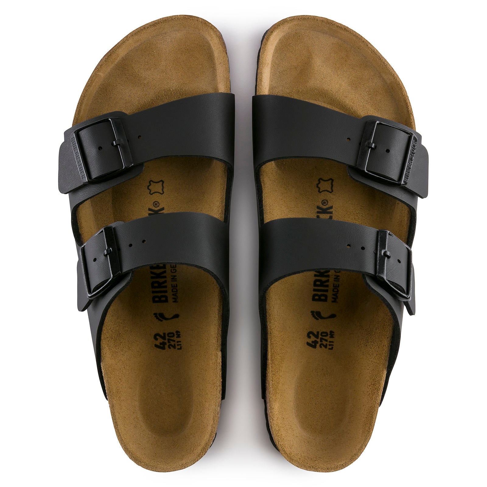 Unisex Arizona Black Birko-Flor SHOES BIRKENSTOCK