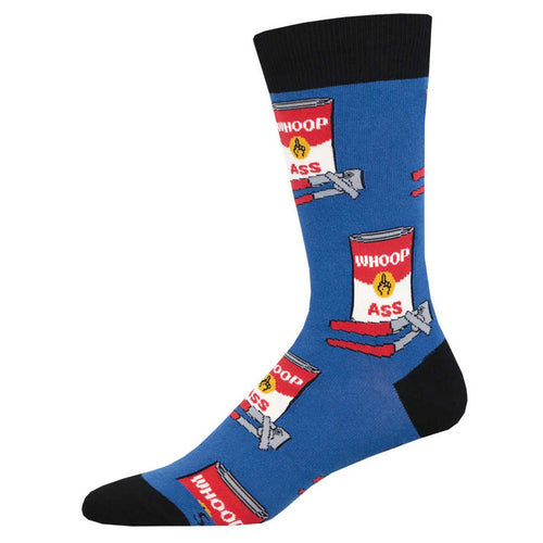 Socksmith Men's Can of Whoop Ass SOX SOCKSMITH Blue  