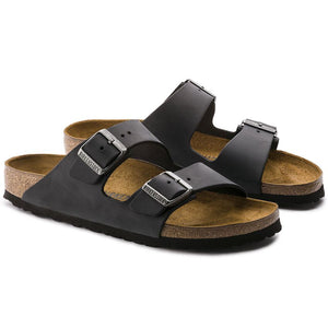 Birkenstock Arizona Black Oiled Leather SHOES BIRKENSTOCK   