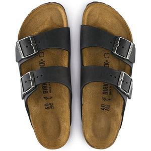 Birkenstock Arizona Black Oiled Leather SHOES BIRKENSTOCK   