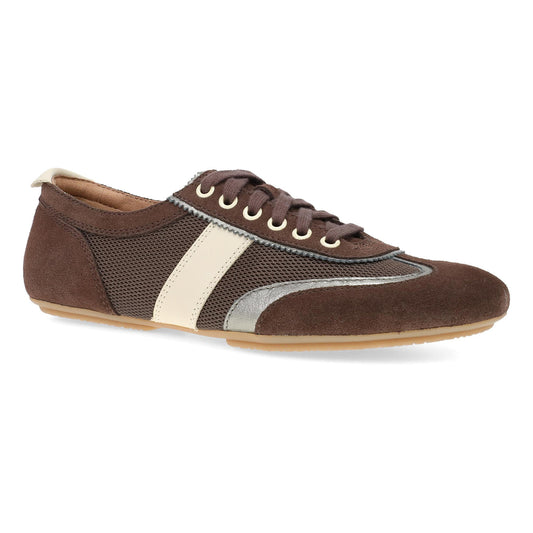 Milana SHOES DANSKO 36 Chocolate/Pewter Suede Flat
