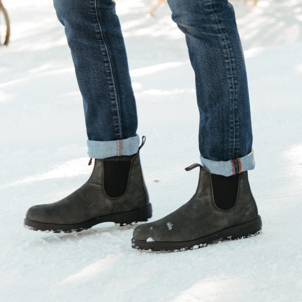 Unisex 587 Rustic Black SHOES BLUNDSTONE