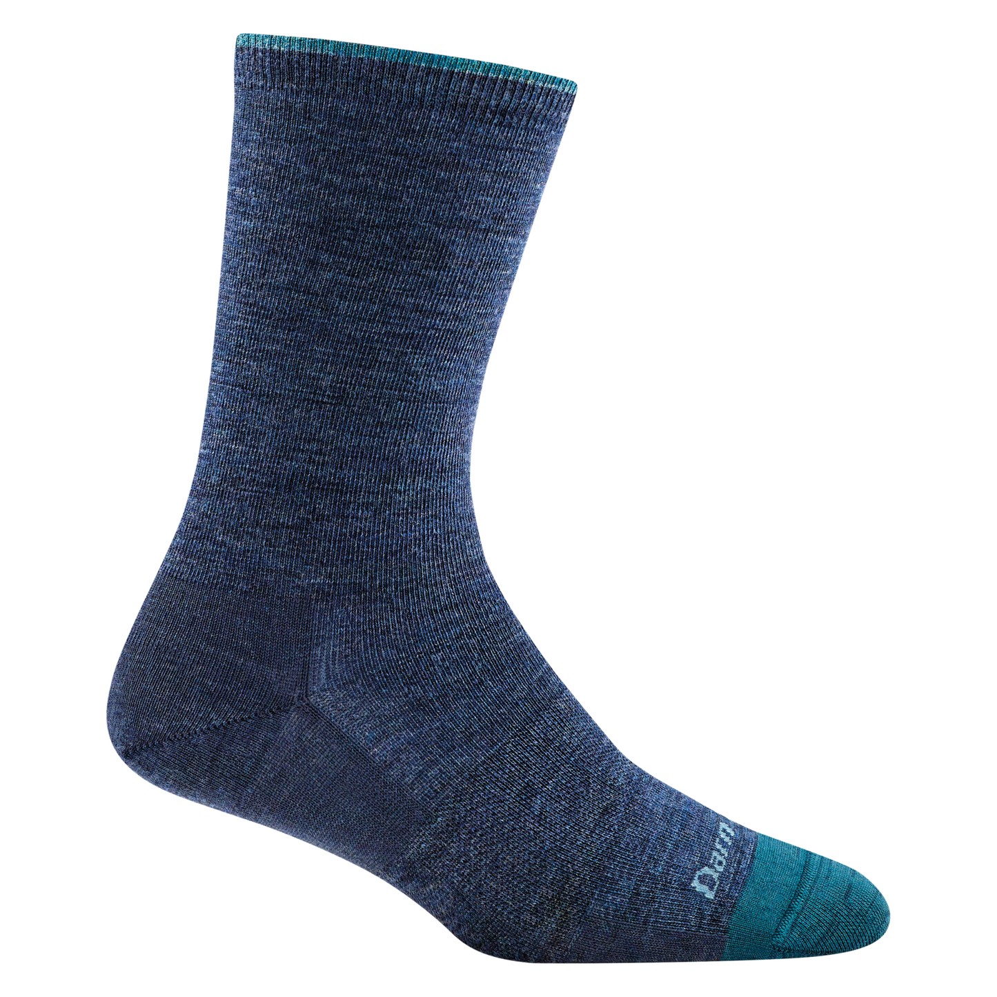 Women's Solid Basic Crew Lightweight SOX DARN TOUGH M (7.5-9.5) Denim