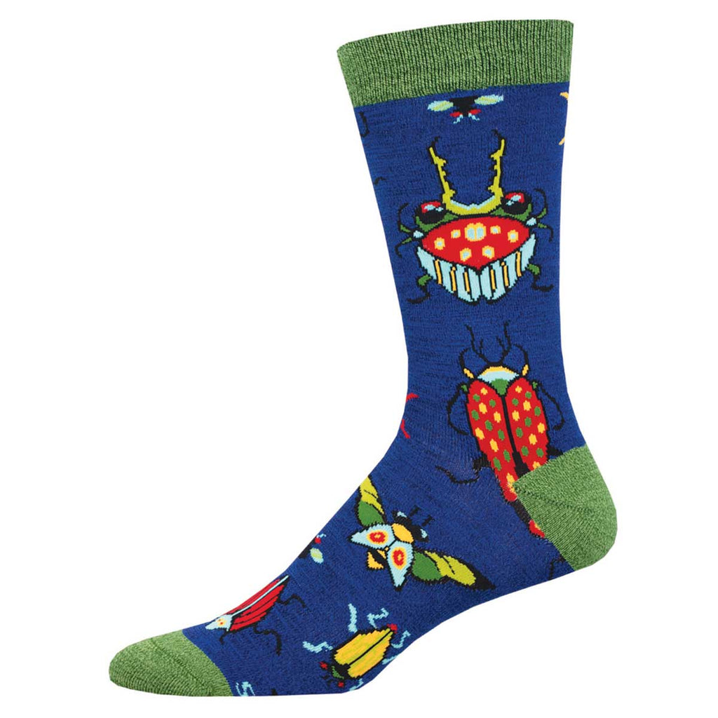 Socksmith Men's Brilliant Bugs SOX SOCKSMITH Navy  