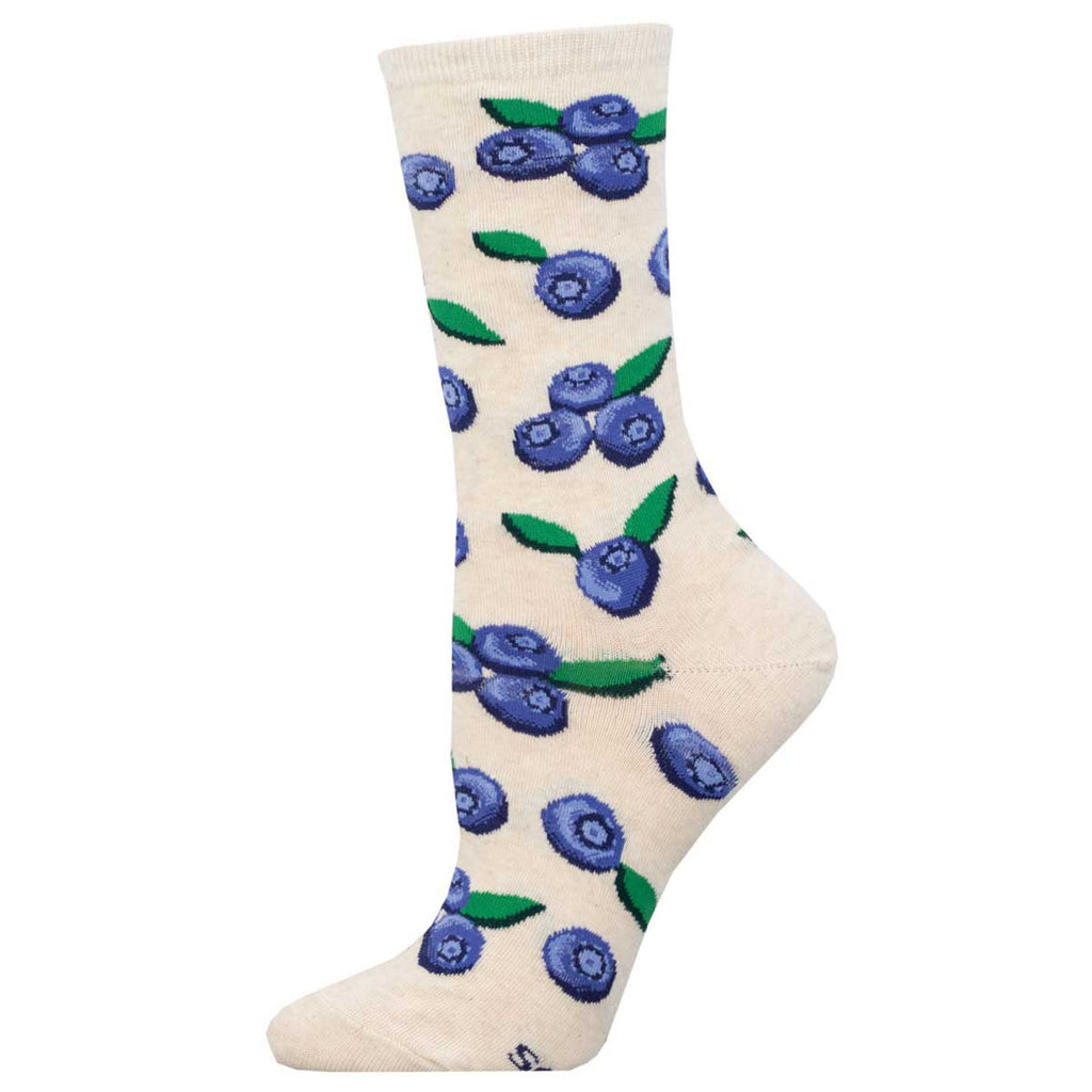 Socksmith Women's Blueberries SOX SOCKSMITH Ivory  