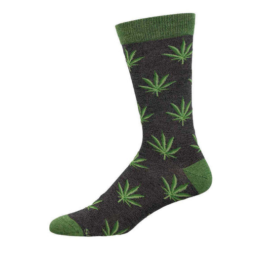 Socksmith Bamboo Men's Mary Jane Madness SOX SOCKSMITH Charcoal