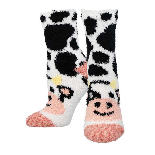 Socksmith Women's Moo Cow SOX SOCKSMITH White