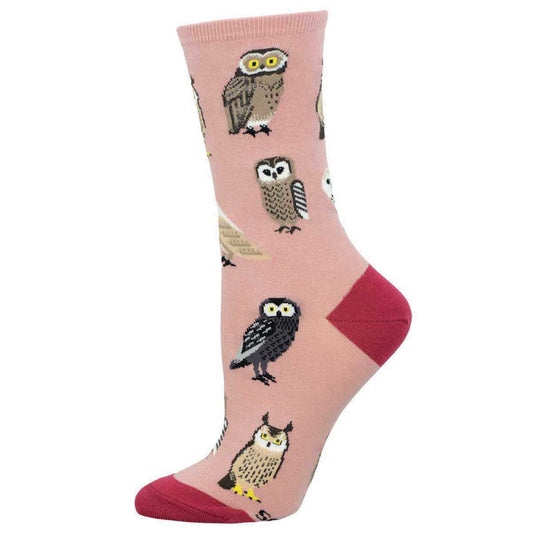 Socksmith Women's Parliament of Owls SOX SOCKSMITH Pink