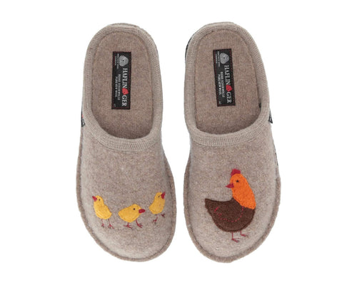 Haflinger Gallina Slippers SLIPPERS HAFLINGE 37 Natural 