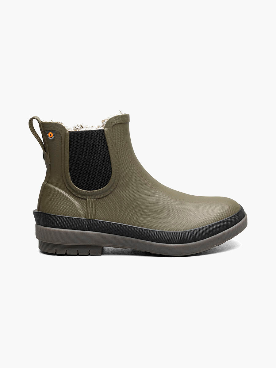 Amanda II Chelsea Plush SHOES BOGS 7 Olive