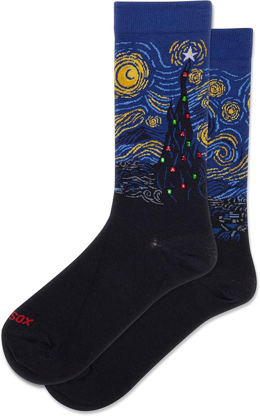 Hot Sox Women's Starry Xmas SOX HOTSOX Black