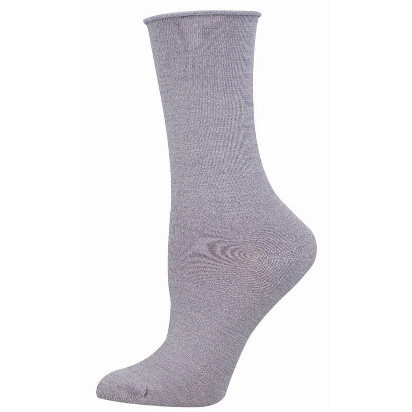 Women's Solid Bamboo SOX SOCKSMITH ALL Dusty Lavender