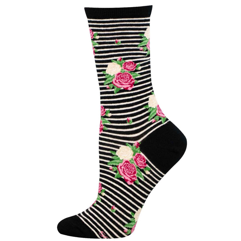 Rows of Roses SOX SOCKSMITH Black