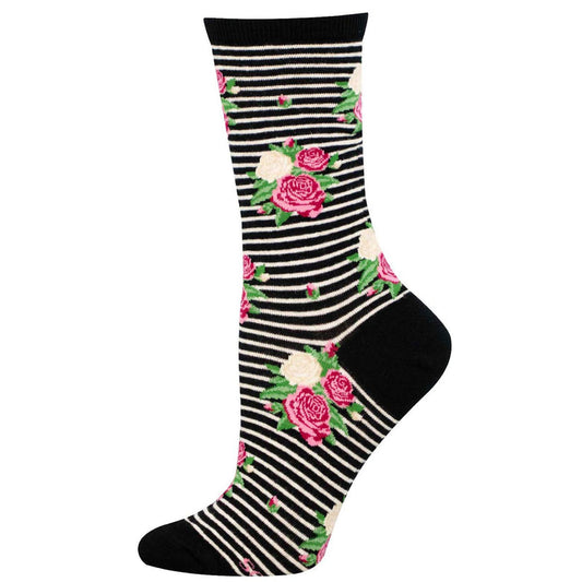 Rows of Roses SOX SOCKSMITH Black
