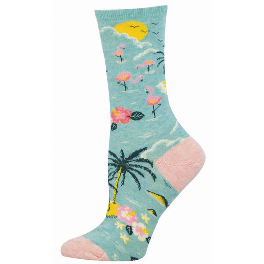 Women's Bird's Eye View SOX SOCKSMITH Blue Heather