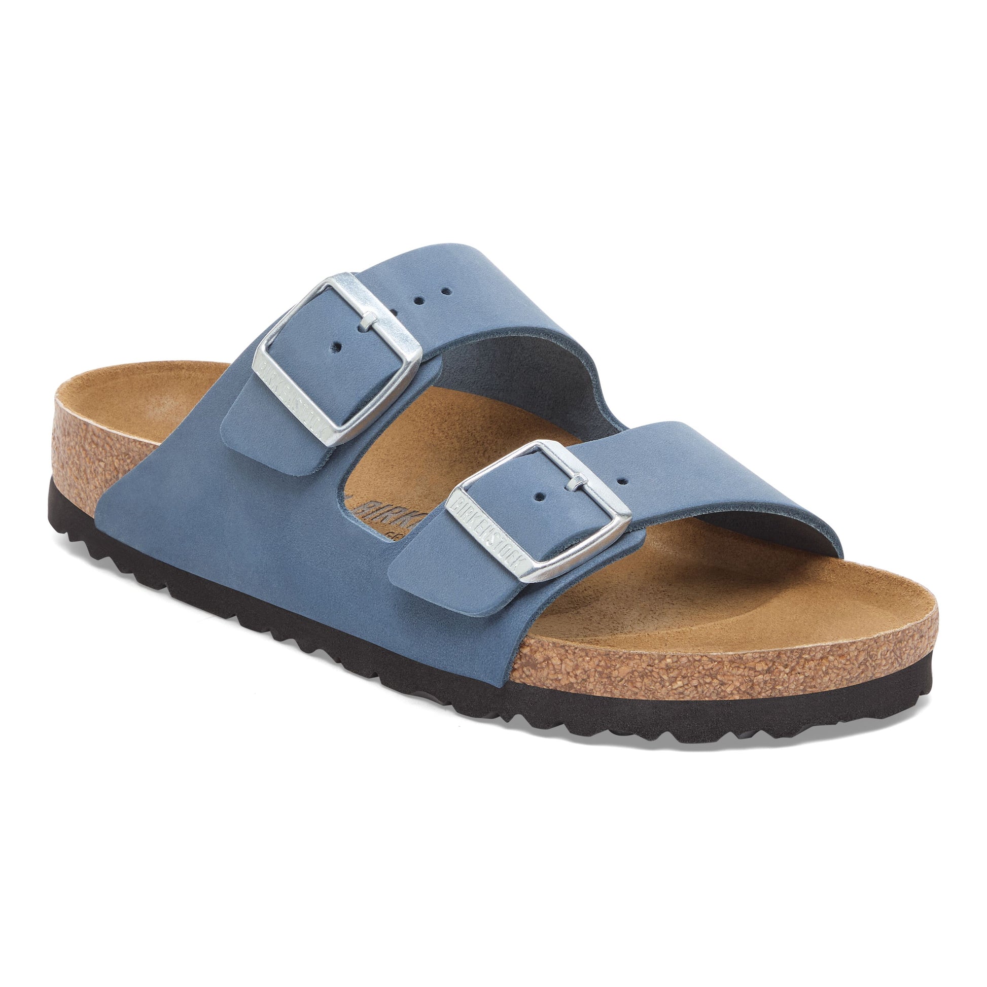 Birkenstock Arizona Nubuck Leather Women's Stone Blue / 42 / N Birkenstock Arizona Nubuck Leather Women's Stone Blue / 42 / N
