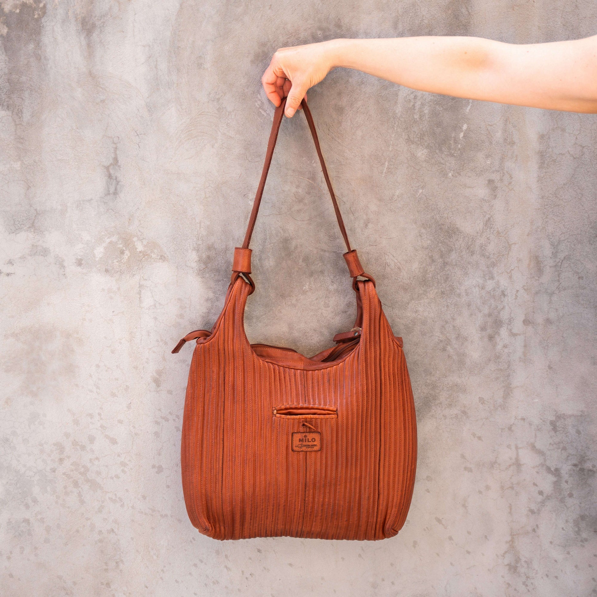 MILO Camilla PURSES MILO Cognac
