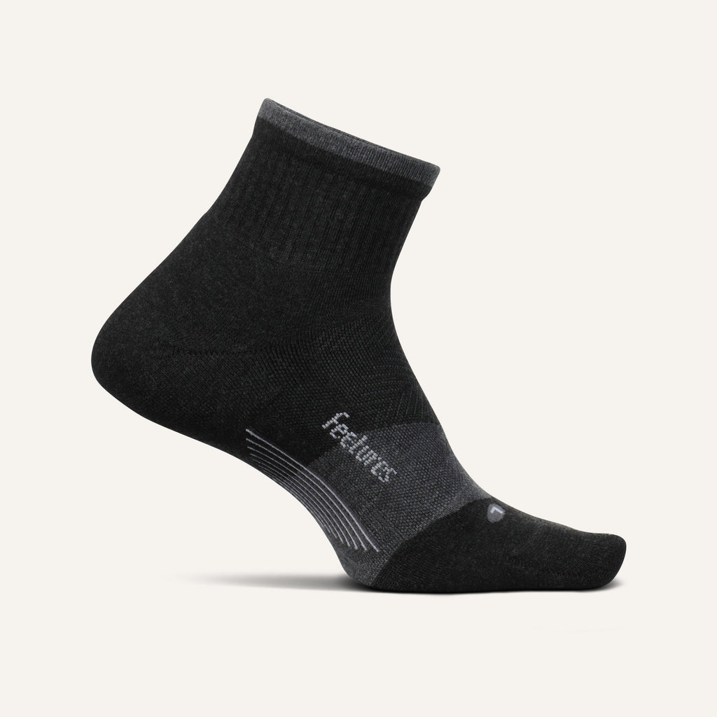 Feetures Trail Max Cushion Quarter SOX FEETURES S Charcoal 