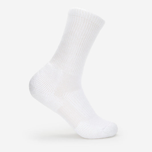 Thorlo Men's Moderate Cushion Diabetic SOX THORLO XL (13-15) White