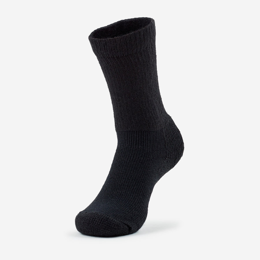 Women's Moderate Cushion Diabetic Crew SOX THORLO M (7-9) Black