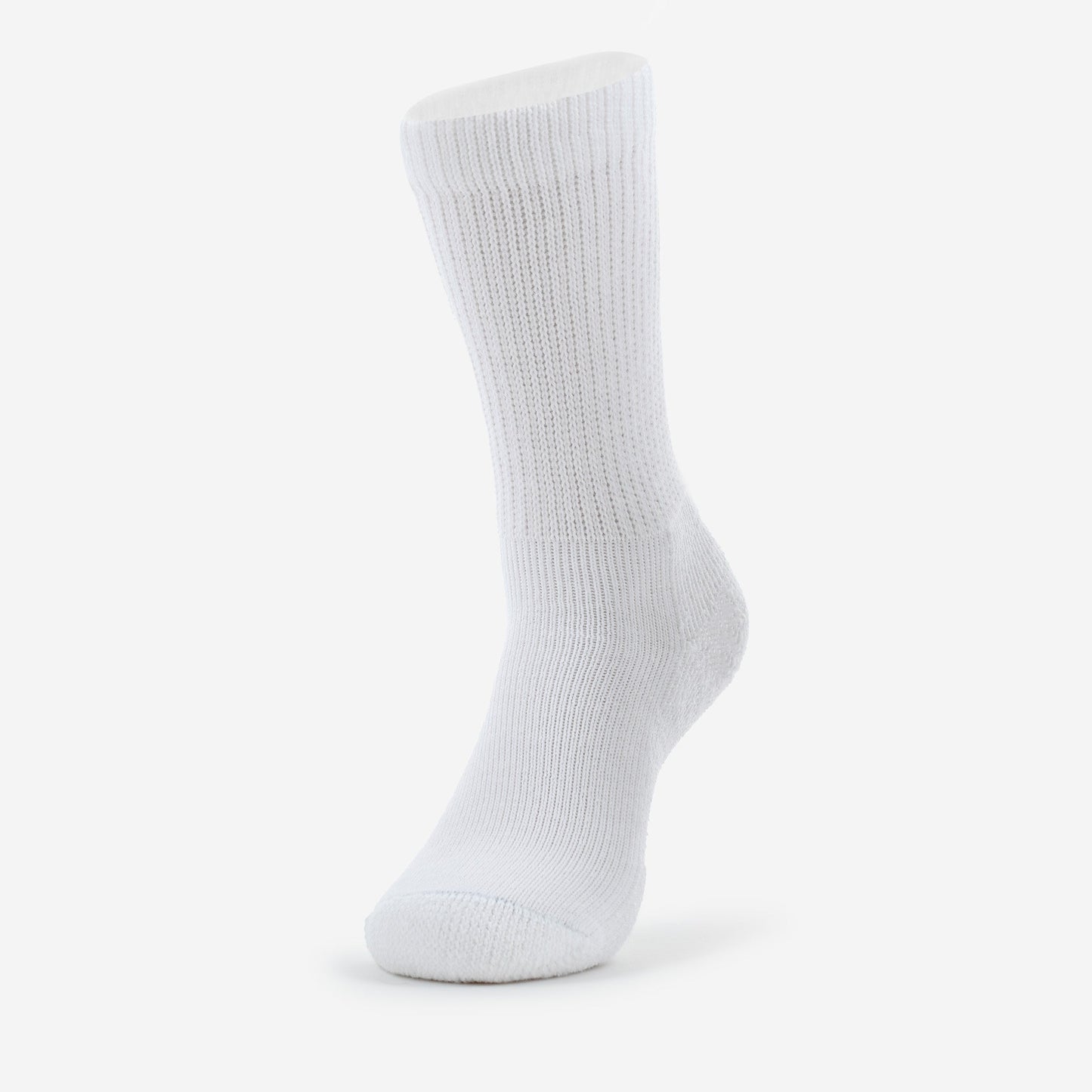 Women's Moderate Cushion Diabetic Crew SOX THORLO M (7-9) White