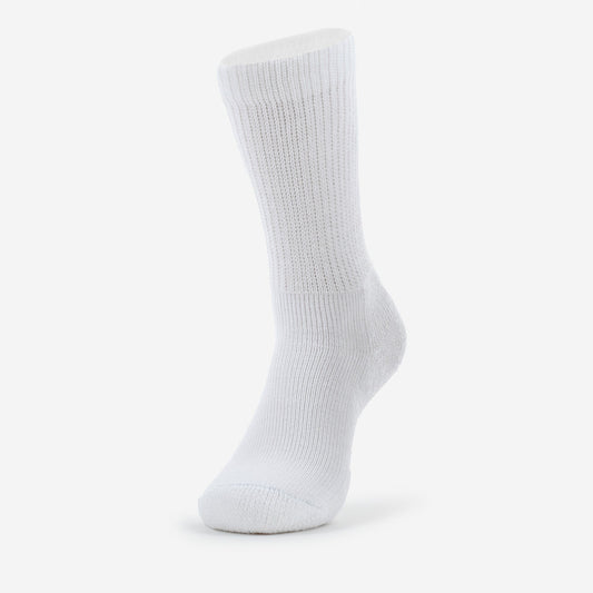 Women's Moderate Cushion Diabetic Crew SOX THORLO M (7-9) White