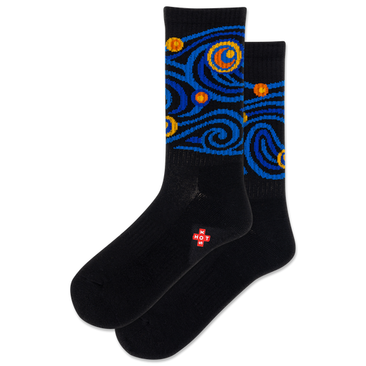 STARRY NIGHT ACT SOX HOTSOX Black