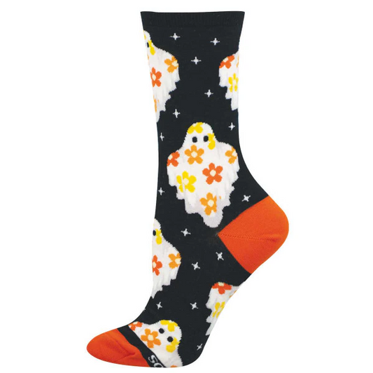 Socksmith Women's Flower Ghost SOX SOCKSMITH Black