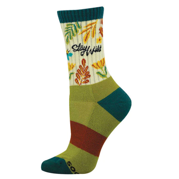 Socksmith Women's Stay Wild SOX SOCKSMITH Green