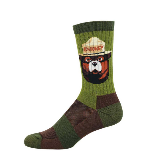 Socksmith Men's Smokey Bear SOX SOCKSMITH Green
