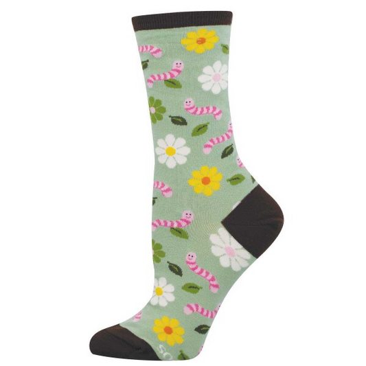 Socksmith Women's Wiggly Worm SOX SOCKSMITH Green
