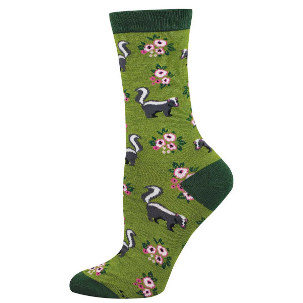 Socksmith Women's Love You Stinky Bamboo SOX SOCKSMITH Green Heather