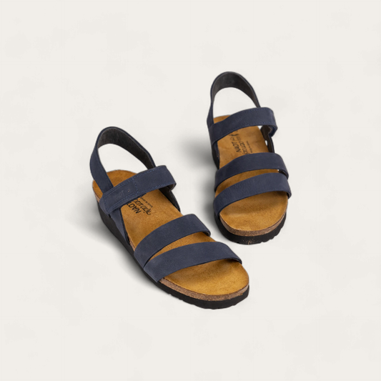 Naot Kayla Sandals Naot 35 Navy Nubuck Regular