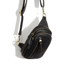 Load image into Gallery viewer, Joy Susan Black Skyler Sling Bag PURSES JOY SUSAN Black
