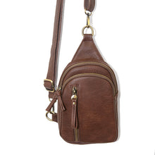 Load image into Gallery viewer, Joy Susan Cognac Skyler Sling Bag PURSES JOY SUSAN Cognac
