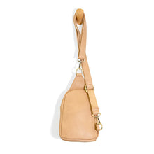 Load image into Gallery viewer, Joy Susan Metallic and Camel Skyler Sling Bag PURSES JOY SUSAN
