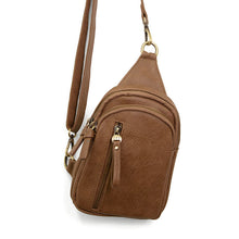 Load image into Gallery viewer, Joy Susan Taupe Skyler Sling Bag PURSES JOY SUSAN Taupe
