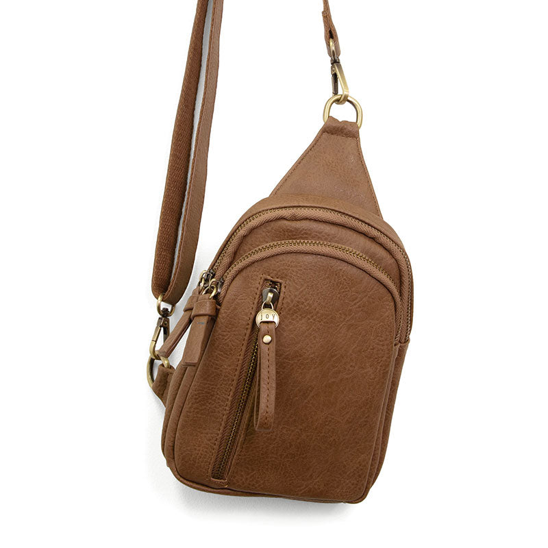 Joy Susan Taupe Skyler Sling Bag PURSES JOY SUSAN Taupe