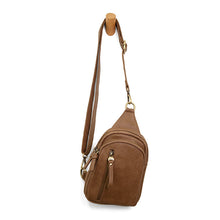 Load image into Gallery viewer, Joy Susan Taupe Skyler Sling Bag PURSES JOY SUSAN
