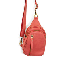 Load image into Gallery viewer, Joy Susan Coral Skyler Sling Bag PURSES JOY SUSAN Coral
