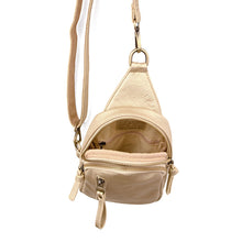 Load image into Gallery viewer, Joy Susan Metallic Gold Skyler Sling Bag PURSES JOY SUSAN
