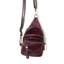 Load image into Gallery viewer, Joy Susan Wine Skyler Sling Bag PURSES JOY SUSAN
