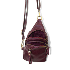 Joy Susan Wine Skyler Sling Bag PURSES JOY SUSAN