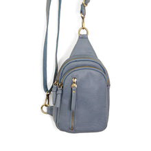 Load image into Gallery viewer, Joy Susan Denim Skyler Sling Bag PURSES JOY SUSAN Denim
