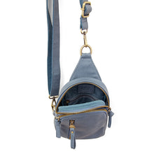 Load image into Gallery viewer, Joy Susan Denim Skyler Sling Bag PURSES JOY SUSAN
