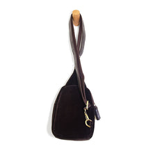 Load image into Gallery viewer, Joy Susan Espresso Velvet Skyler PURSES JOY SUSAN
