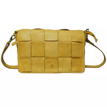 Load image into Gallery viewer, Milo Matera Leather Woven Handbag PURSES MILO Honey  
