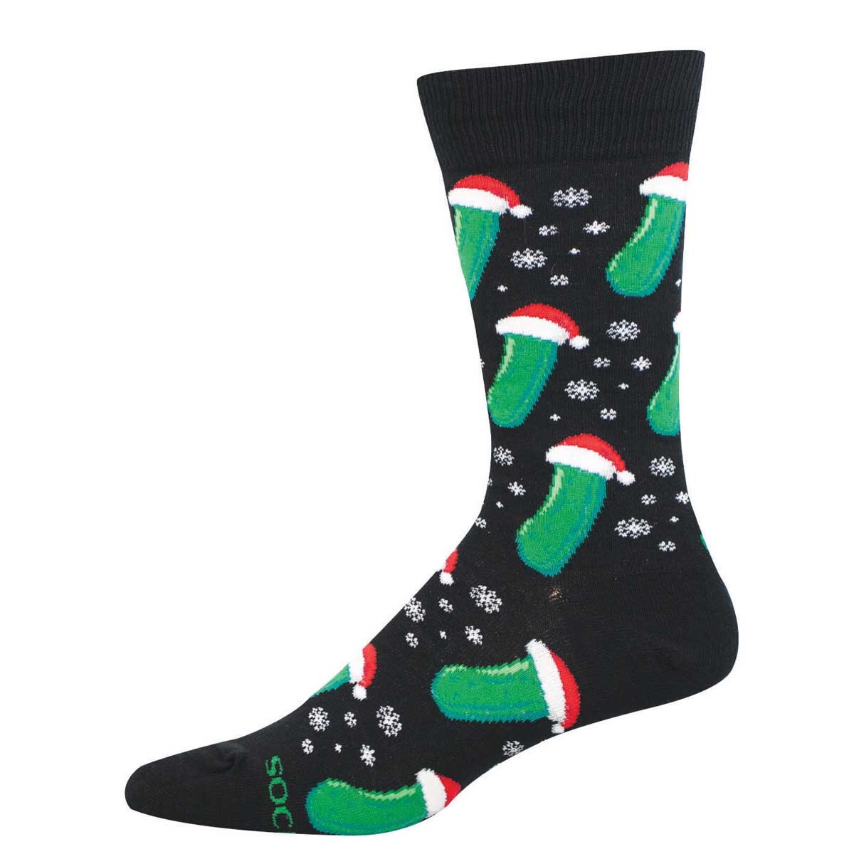 Socksmith Men's Christmas Pickle SOX SOCKSMITH Black