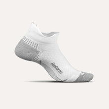 Load image into Gallery viewer, Feetures Plantar Fasciitis Relief Light Cushion Sock SOX FEETURES S White 
