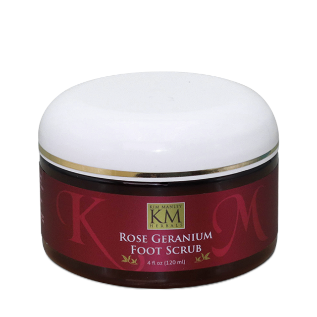 KM Herbals Foot Scrub - Sonoma County Made MISC KM HERBALS Rose Geranium  